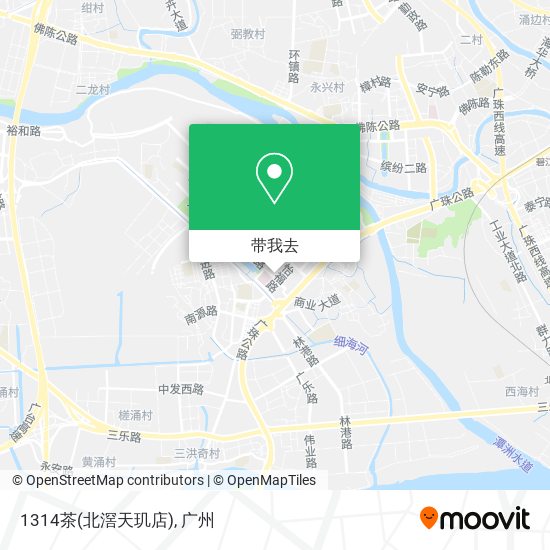1314茶(北滘天玑店)地图