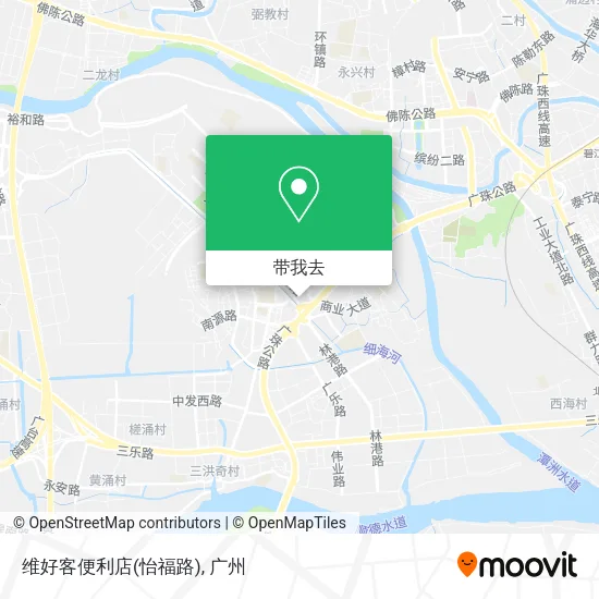 维好客便利店(怡福路)地图