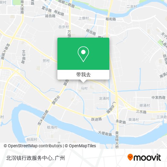 北滘镇行政服务中心地图