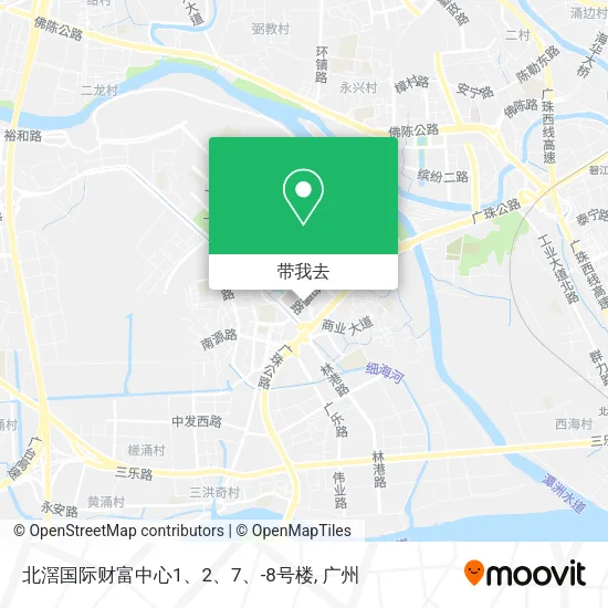 北滘国际财富中心1、2、7、-8号楼地图