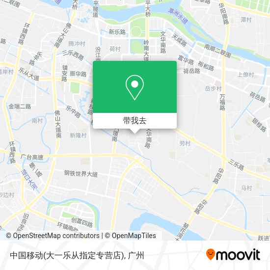 中国移动(大一乐从指定专营店)地图