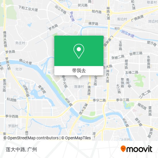 莲大中路地图