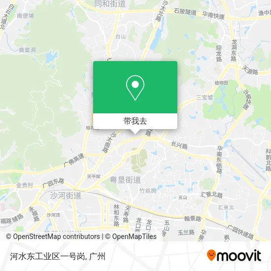 河水东工业区一号岗地图