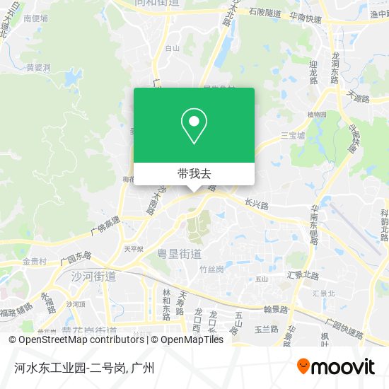 河水东工业园-二号岗地图