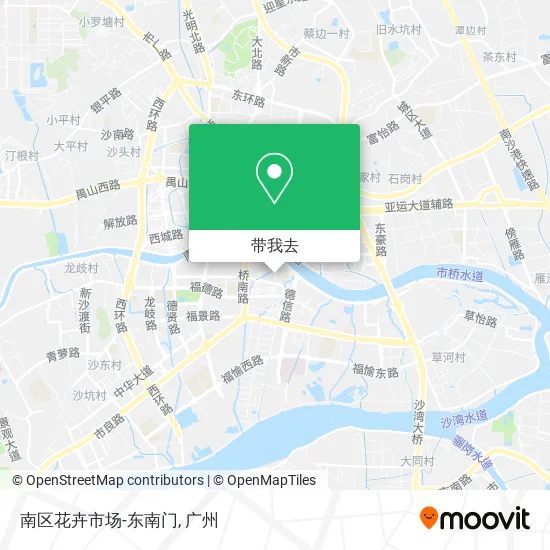 南区花卉市场-东南门地图