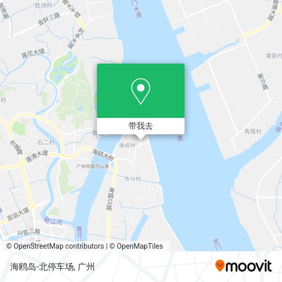海鸥岛-北停车场地图