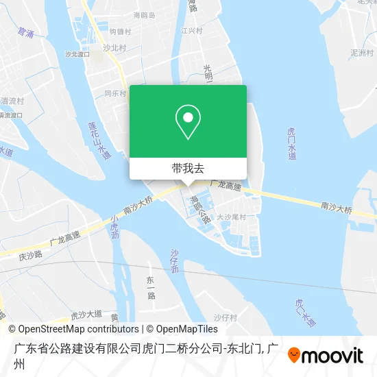 广东省公路建设有限公司虎门二桥分公司-东北门地图