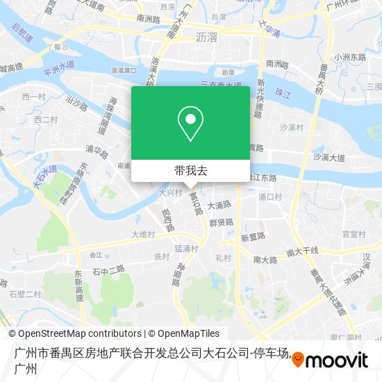 广州市番禺区房地产联合开发总公司大石公司-停车场地图