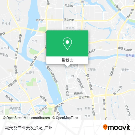 潮美荟专业美发沙龙地图