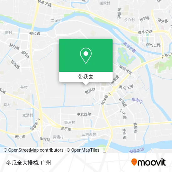 冬瓜全大排档地图