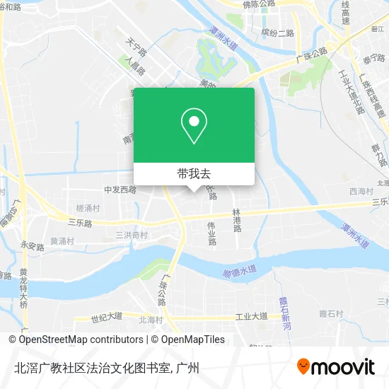 北滘广教社区法治文化图书室地图