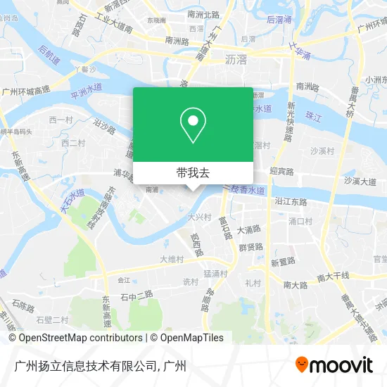 广州扬立信息技术有限公司地图