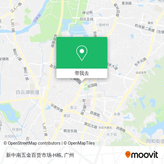 新中南五金百货市场-H栋地图