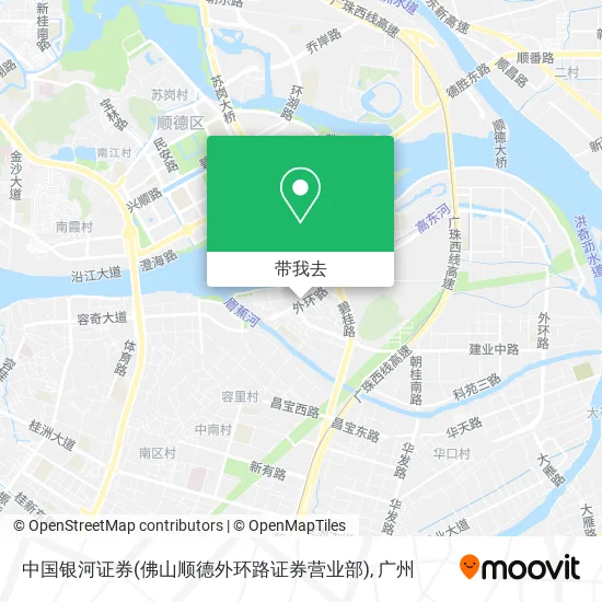 中国银河证券(佛山顺德外环路证券营业部)地图