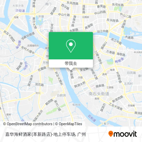 嘉华海鲜酒家(革新路店)-地上停车场地图