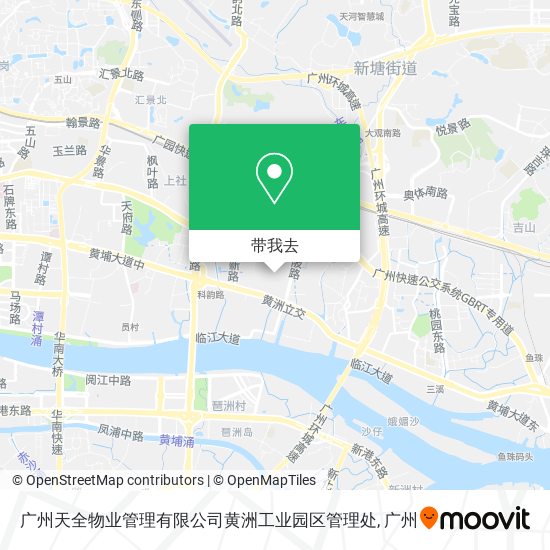 广州天全物业管理有限公司黄洲工业园区管理处地图