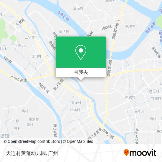 天连村黄蓬幼儿园地图