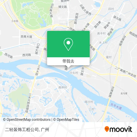 二轻装饰工程公司地图