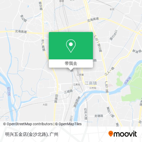 明兴五金店(金沙北路)地图