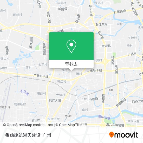 番穗建筑湘天建设地图