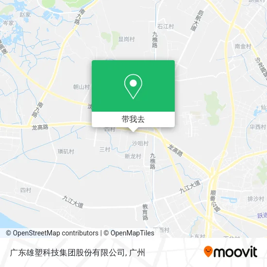 广东雄塑科技集团股份有限公司地图