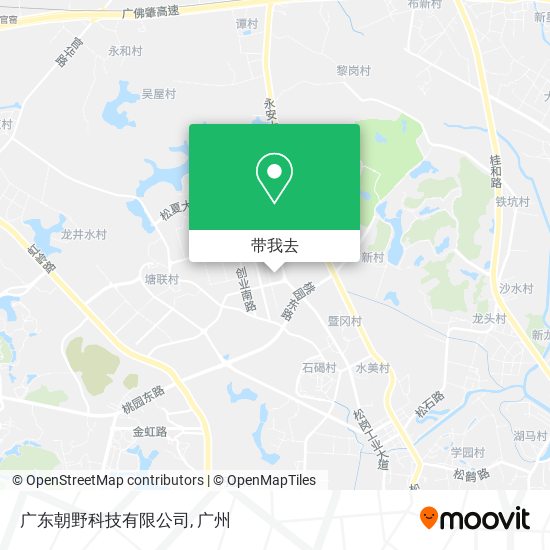 广东朝野科技有限公司地图