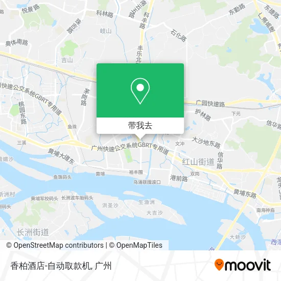 香柏酒店-自动取款机地图