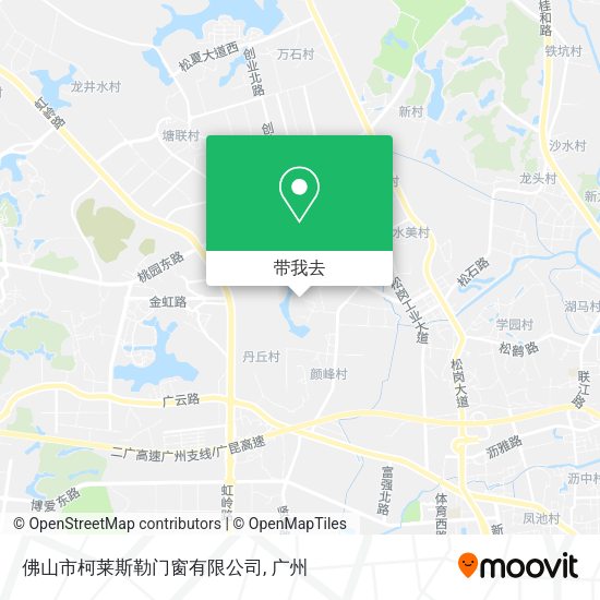 佛山市柯莱斯勒门窗有限公司地图