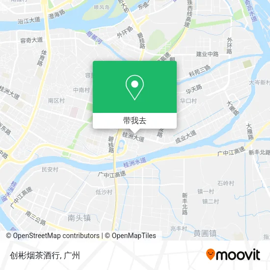 创彬烟茶酒行地图