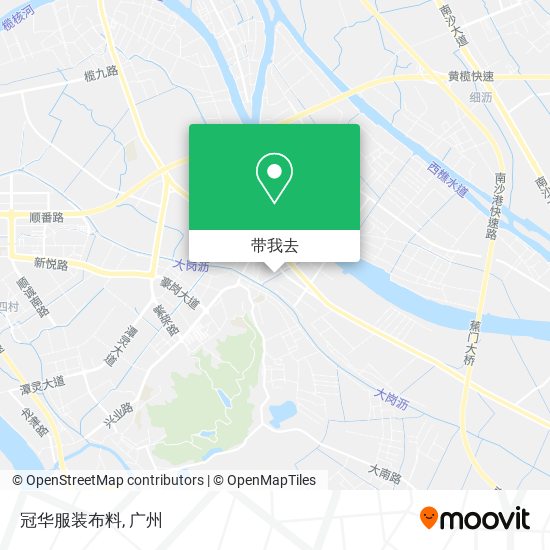 冠华服装布料地图