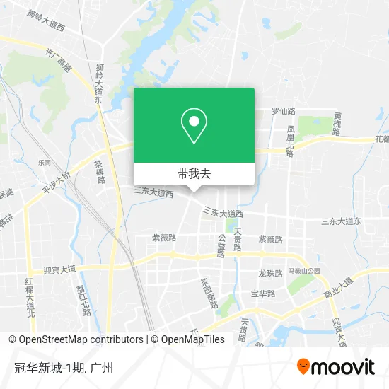 冠华新城-1期地图