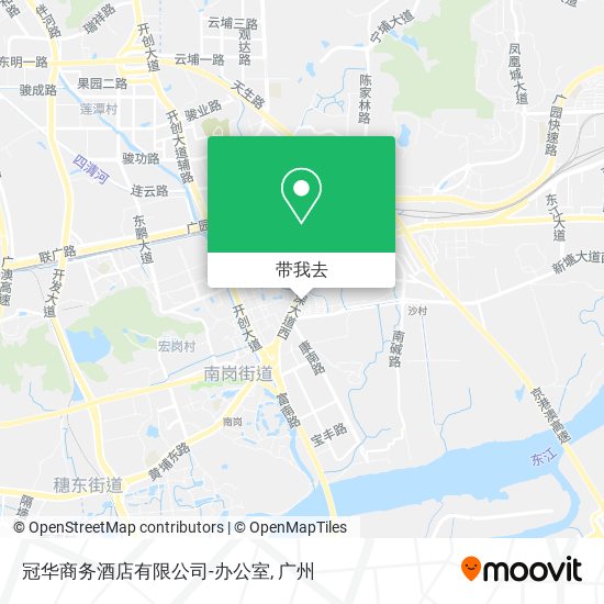 冠华商务酒店有限公司-办公室地图