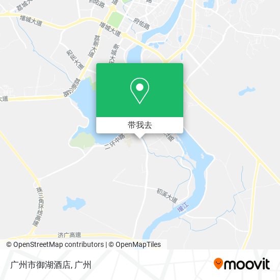广州市御湖酒店地图