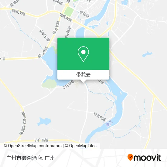 广州市御湖酒店地图