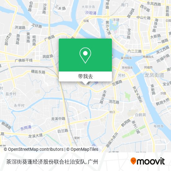 茶滘街葵蓬经济股份联合社治安队地图
