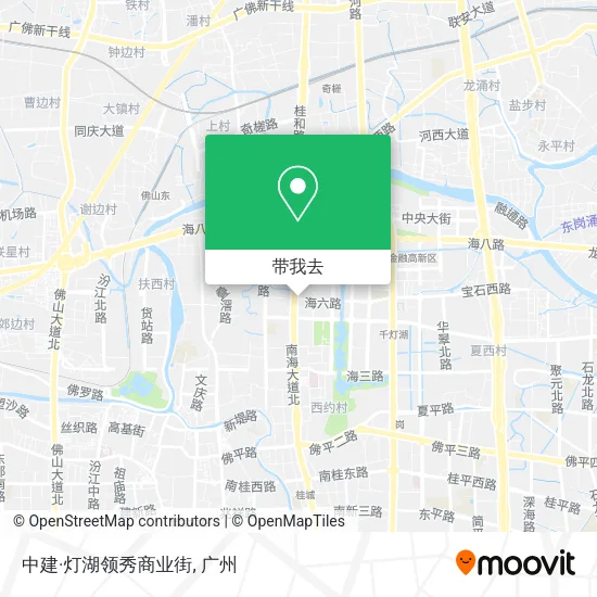 中建·灯湖领秀商业街地图