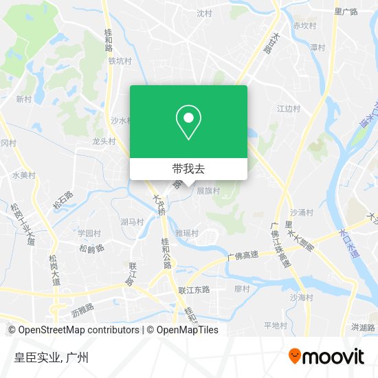 皇臣实业地图