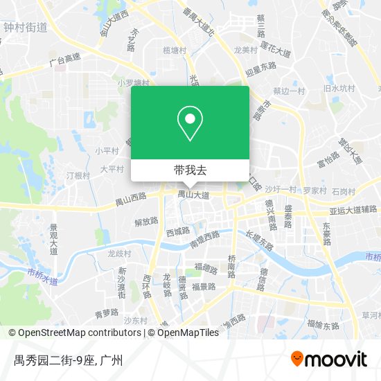 禺秀园二街-9座地图