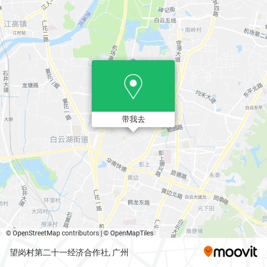 望岗村第二十一经济合作社地图
