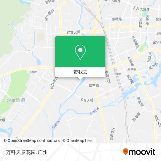 万科天景花园地图