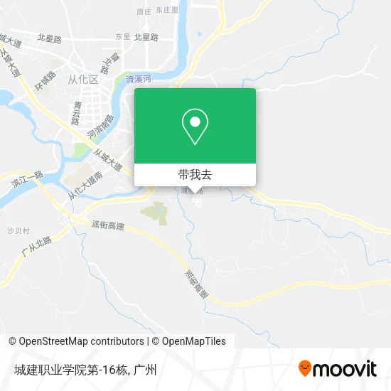 城建职业学院第-16栋地图
