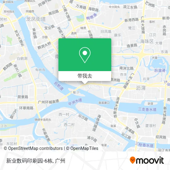 新业数码印刷园-6栋地图