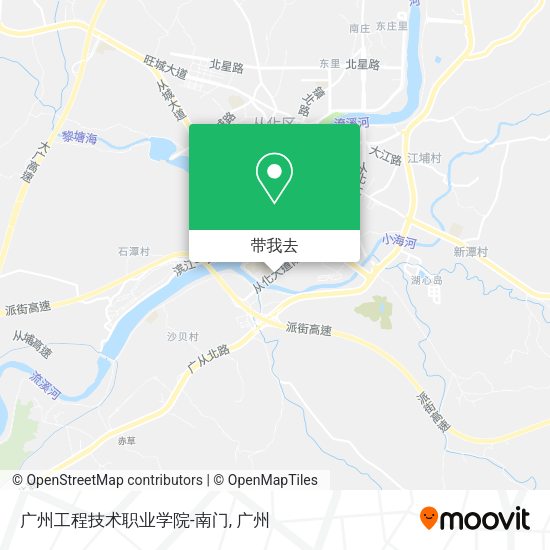广州工程技术职业学院-南门地图