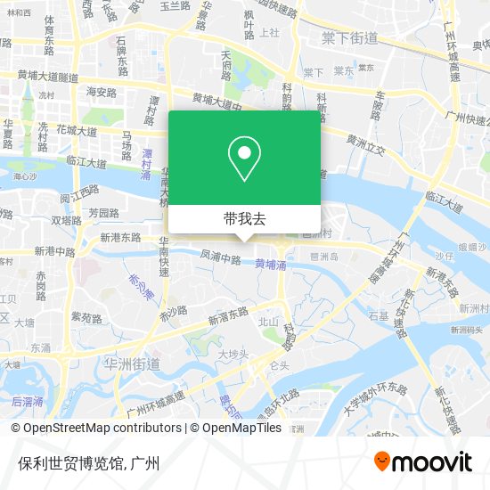 保利世贸博览馆地图