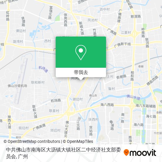 中共佛山市南海区大沥镇大镇社区二中经济社支部委员会地图