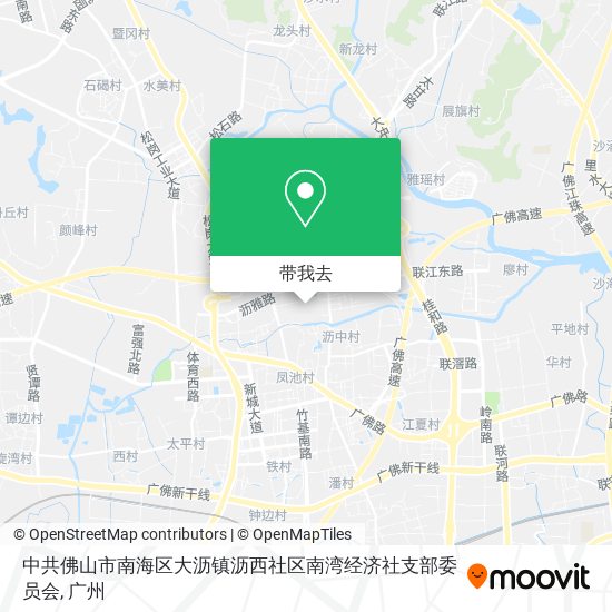 中共佛山市南海区大沥镇沥西社区南湾经济社支部委员会地图