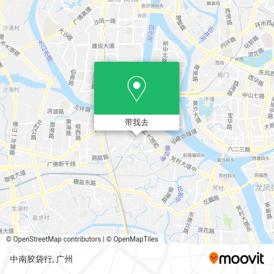 中南胶袋行地图