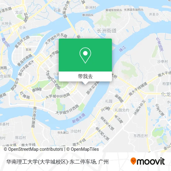 华南理工大学(大学城校区)-东二停车场地图