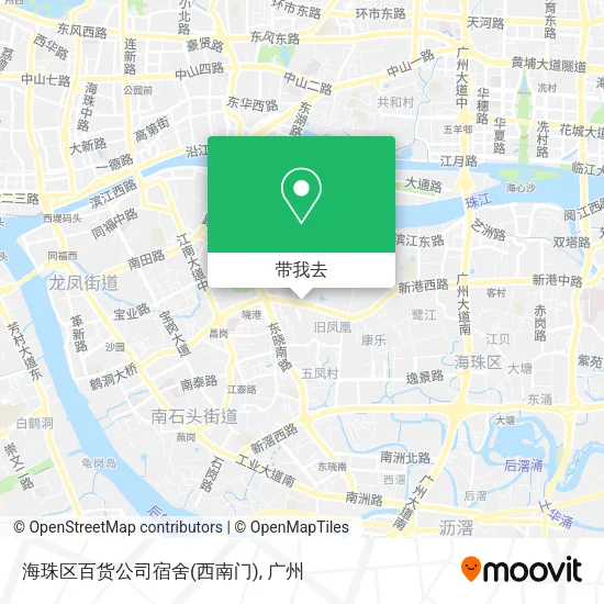 海珠区百货公司宿舍(西南门)地图