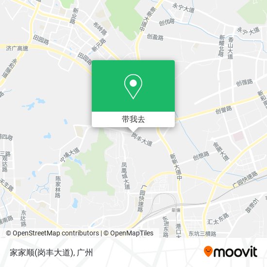 家家顺(岗丰大道)地图